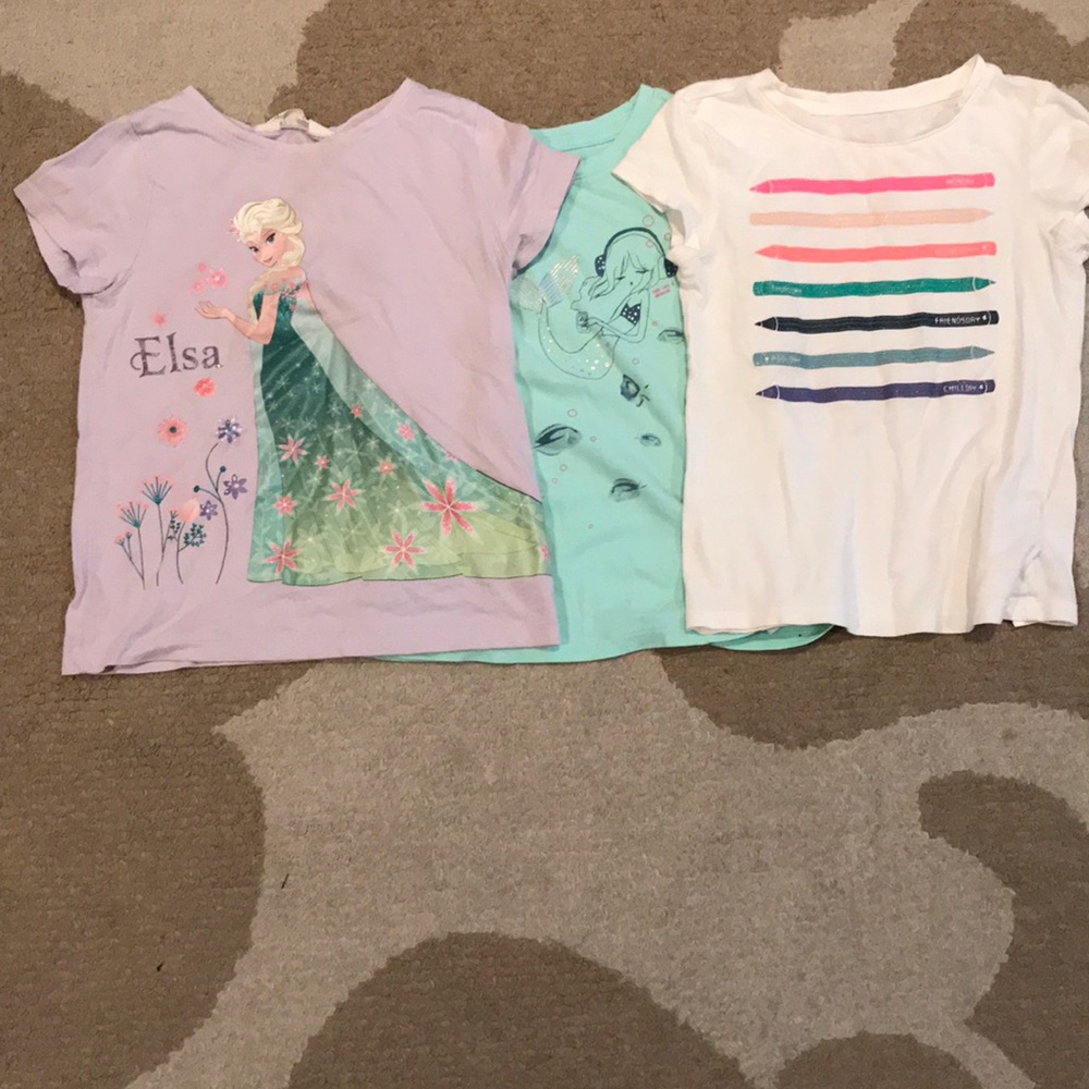 3 pcs of girls top h&m and gap